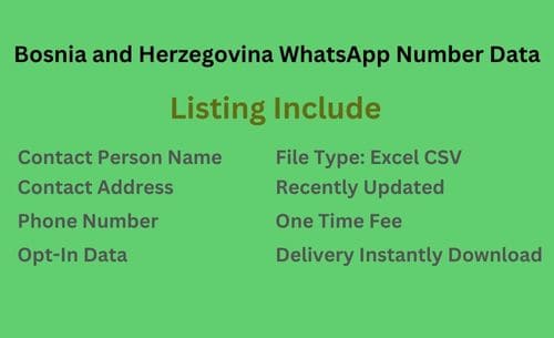 波斯尼亚和黑塞哥维那 移动电话号码列表