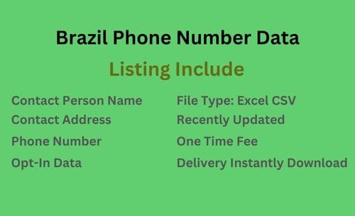巴西手机号码列表