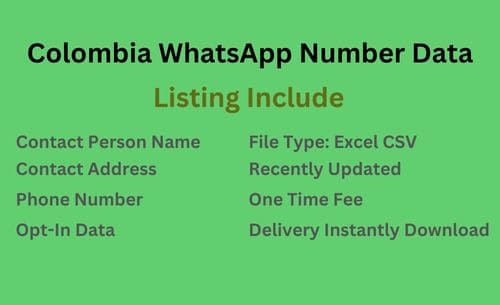哥伦比亚 WhatsApp 号码列表