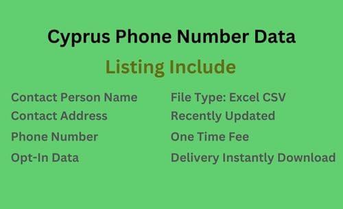 塞浦路斯手机号码列表