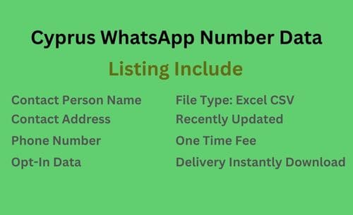 塞浦路斯 WhatsApp 号码列表