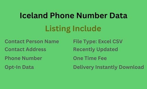 冰岛 手机号码列表