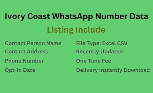 科特迪瓦 WhatsApp 号码列表