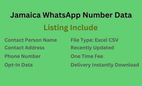 牙买加 WhatsApp 号码列表