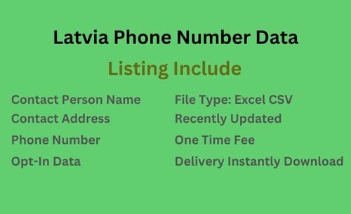 拉脱维亚 手机号码列表