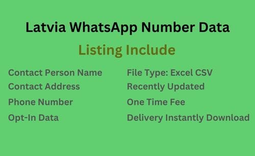 拉脱维亚 WhatsApp 号码列表