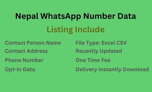 尼泊尔 WhatsApp 号码列表