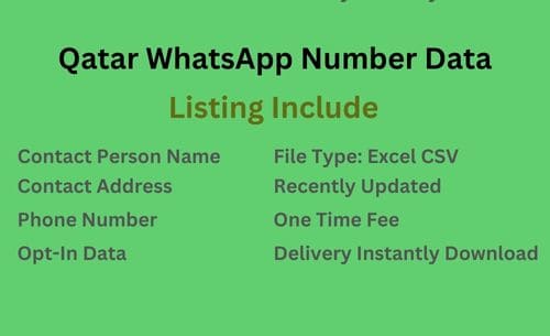 卡塔尔 WhatsApp 号码列表