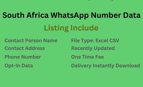 南非 WhatsApp 号码列表