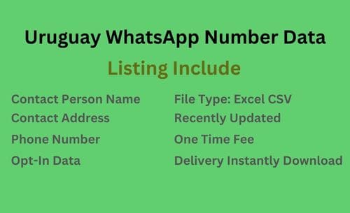 乌拉圭 WhatsApp 号码列表